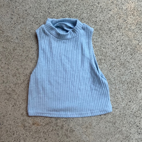 small light blue tank top - Picture 1 of 3